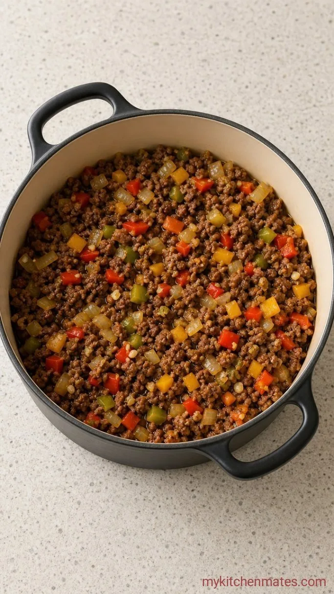 Hearty 30-Minute Low Carb Taco Soup Step 2: Sauté the Vegetables