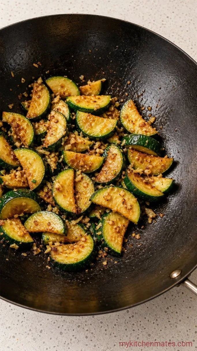 Step 2: Sauté the Zucchini and Aromatics