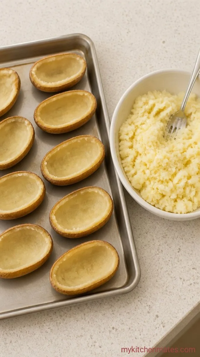Step 2: Scoop and Mash the Flesh