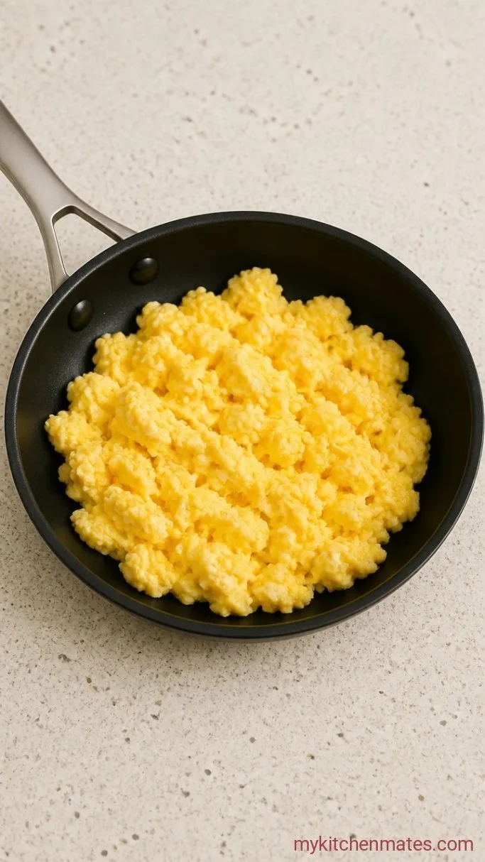 Easy Baked Hawaiian Roll Breakfast Sliders Step 2: Scramble the Eggs
