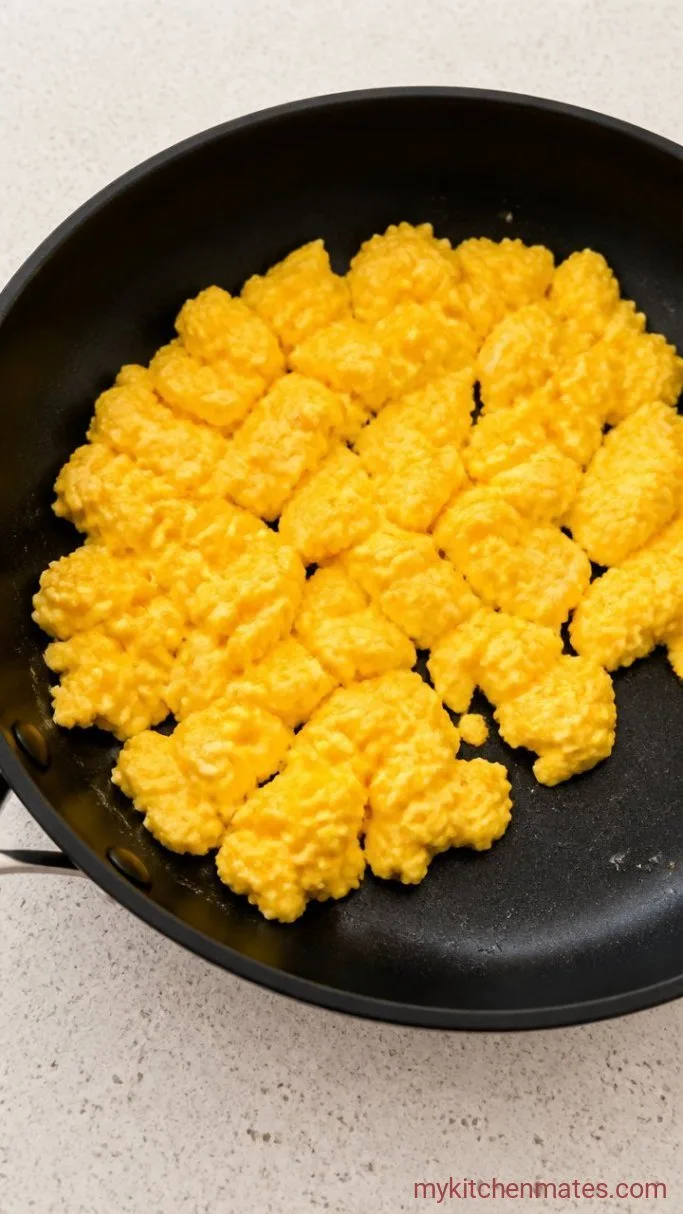 20-Minute Pineapple Fried Rice Step 2: Scramble the Eggs