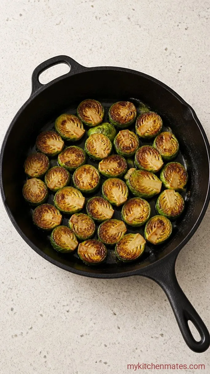 Step 2: Sear the Brussels Sprouts