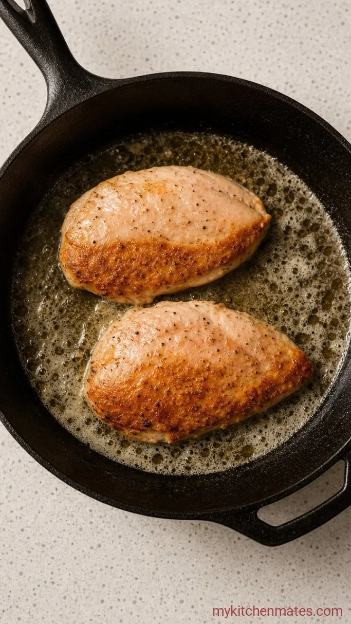 Step 2: Sear the Chicken