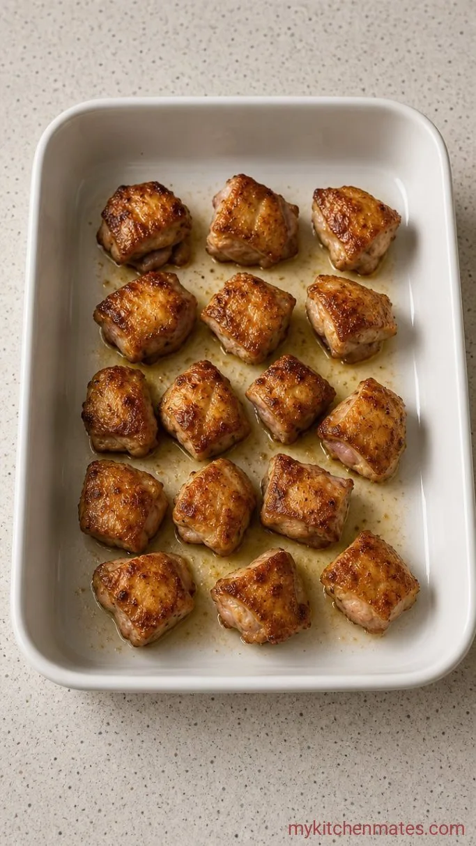 Creamy One-Dish Chicken Marsala Casserole Step 2: Sear the Chicken