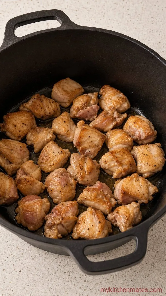 Creamy Cajun Chicken Soup Step 2: Sear the Chicken