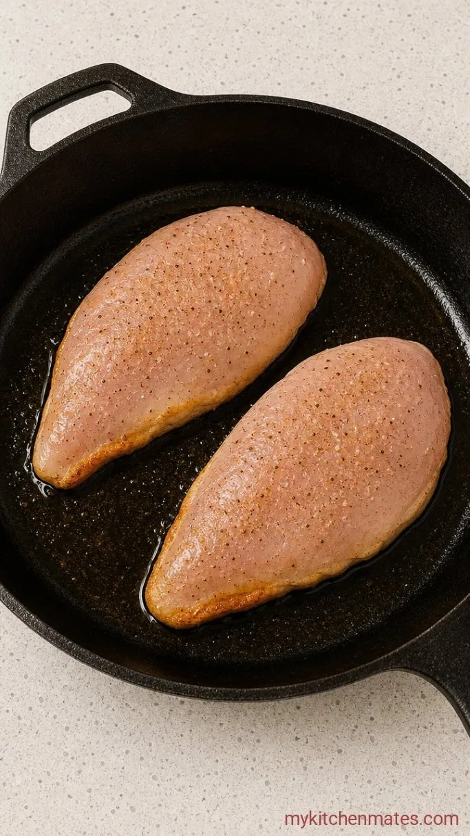 Step 2: Sear the Chicken