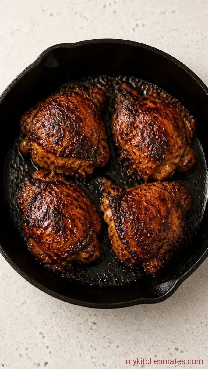 30-Minute Chicken Shawarma Wraps Step 2: Sear the Chicken