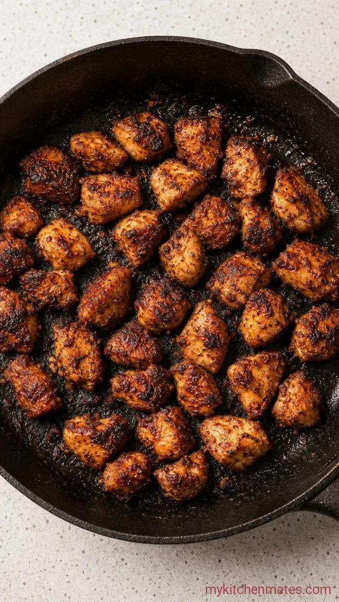 25-Minute Chicken Taco Bowls Step 2: Sear the Chicken