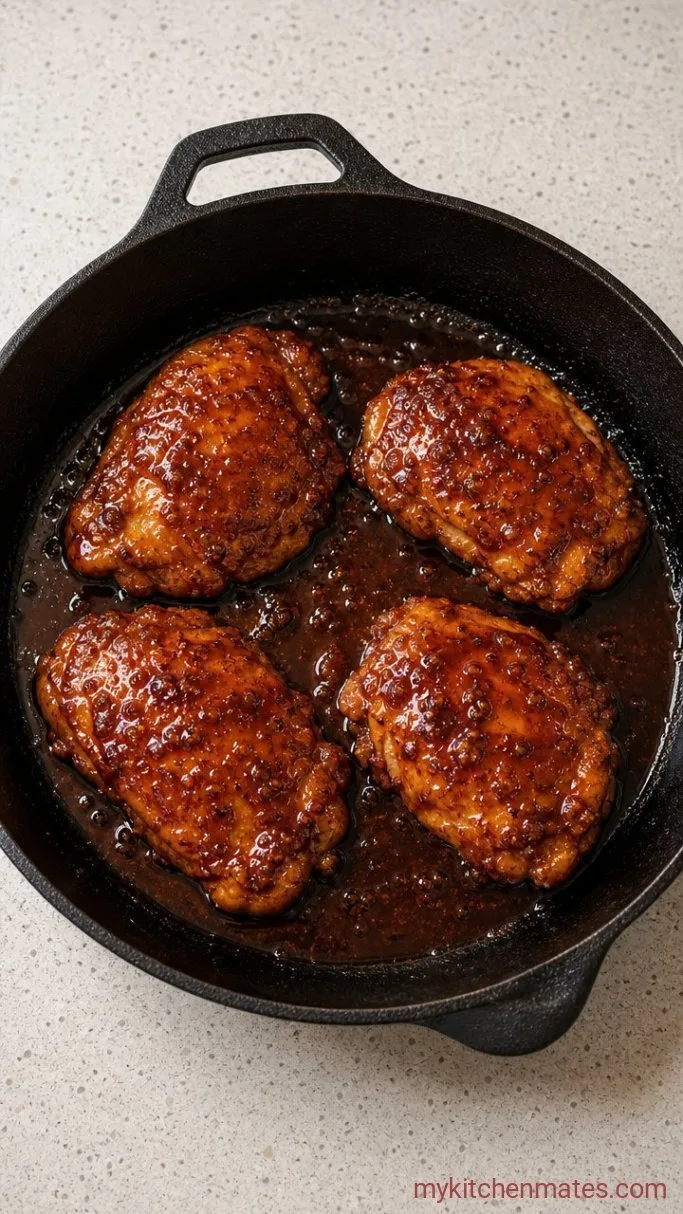 30-Minute Sticky Honey Chipotle Chicken Tacos Step 2: Sear the Chicken