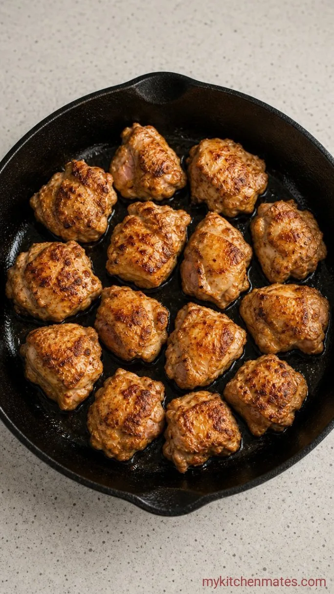 20-Minute Indian Chicken Fry (Spicy, Crispy & Weeknight Dinner) Step 2: Sear the Chicken