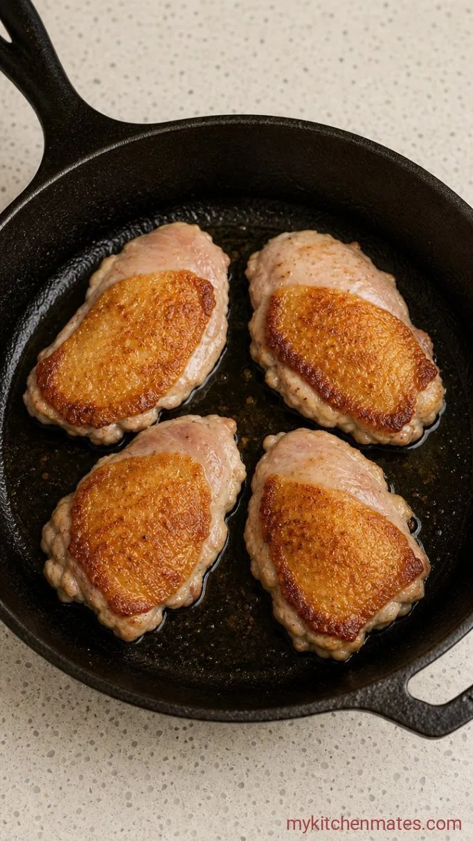 Step 2: Sear the Chicken