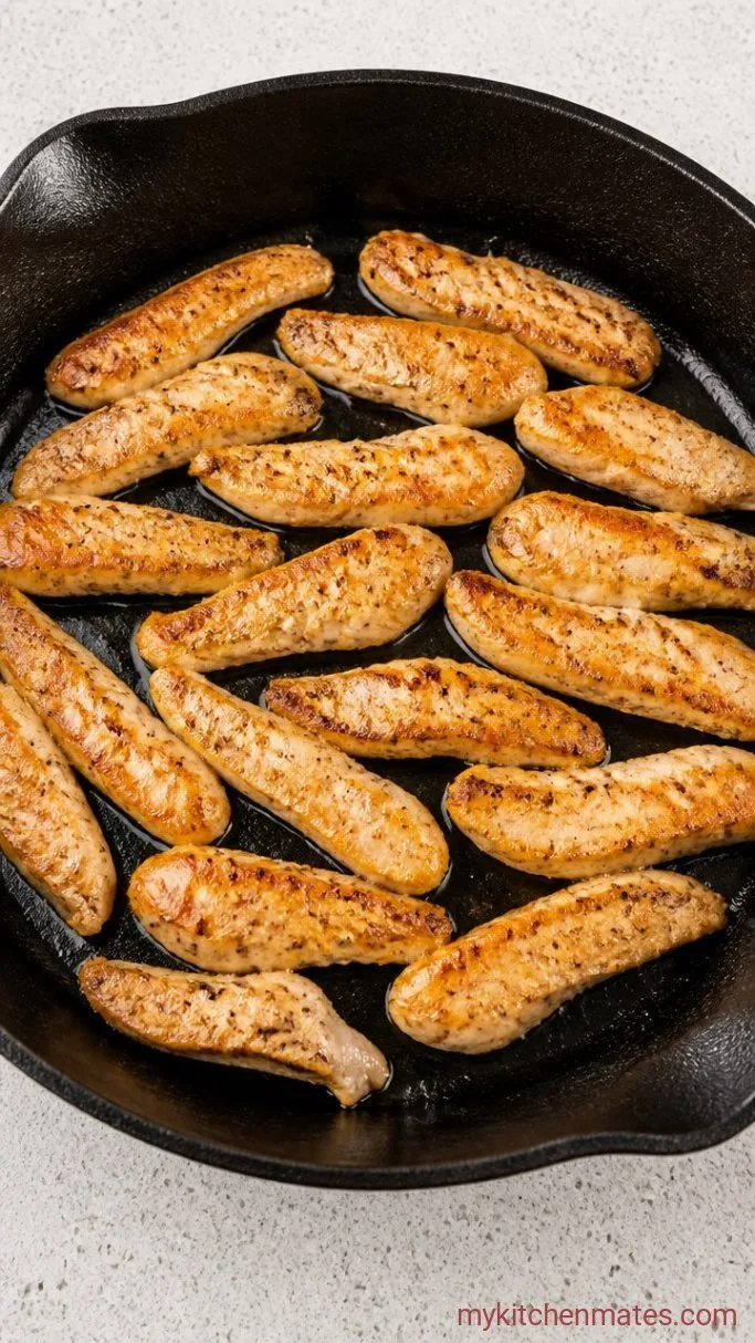 Weeknight Creamy Lemon Chicken Pasta Step 2: Sear the Chicken