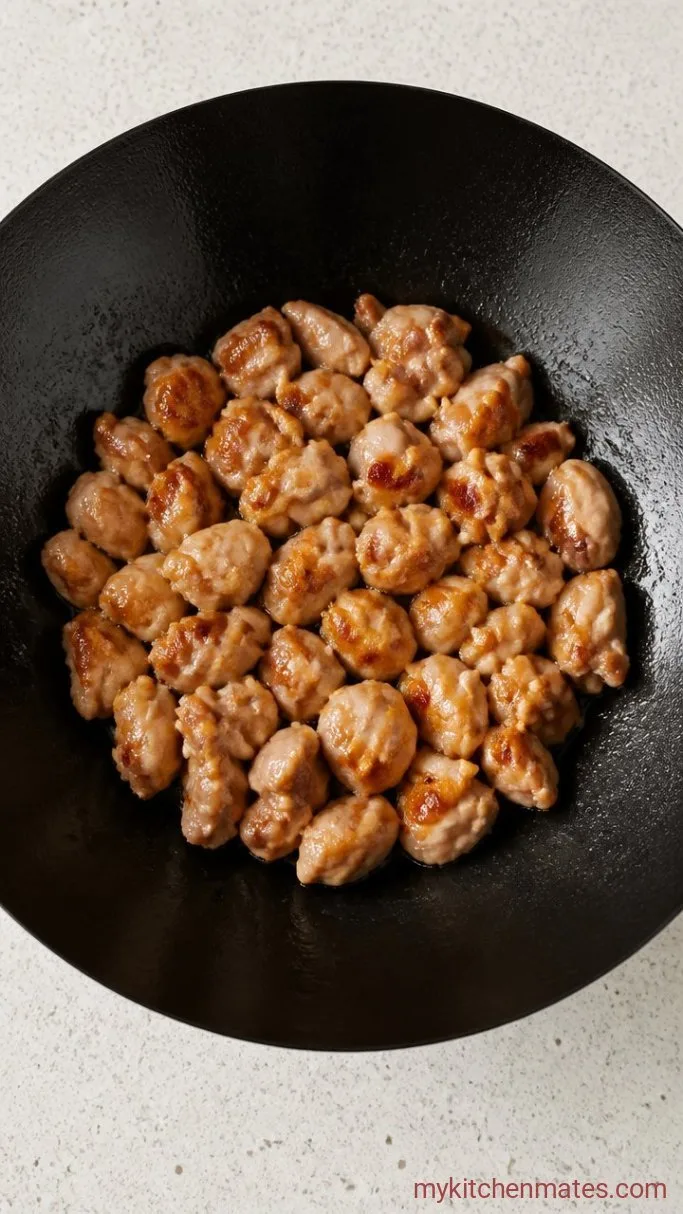 30-Minute Teriyaki Chicken Stir Fry Step 2: Sear the Chicken