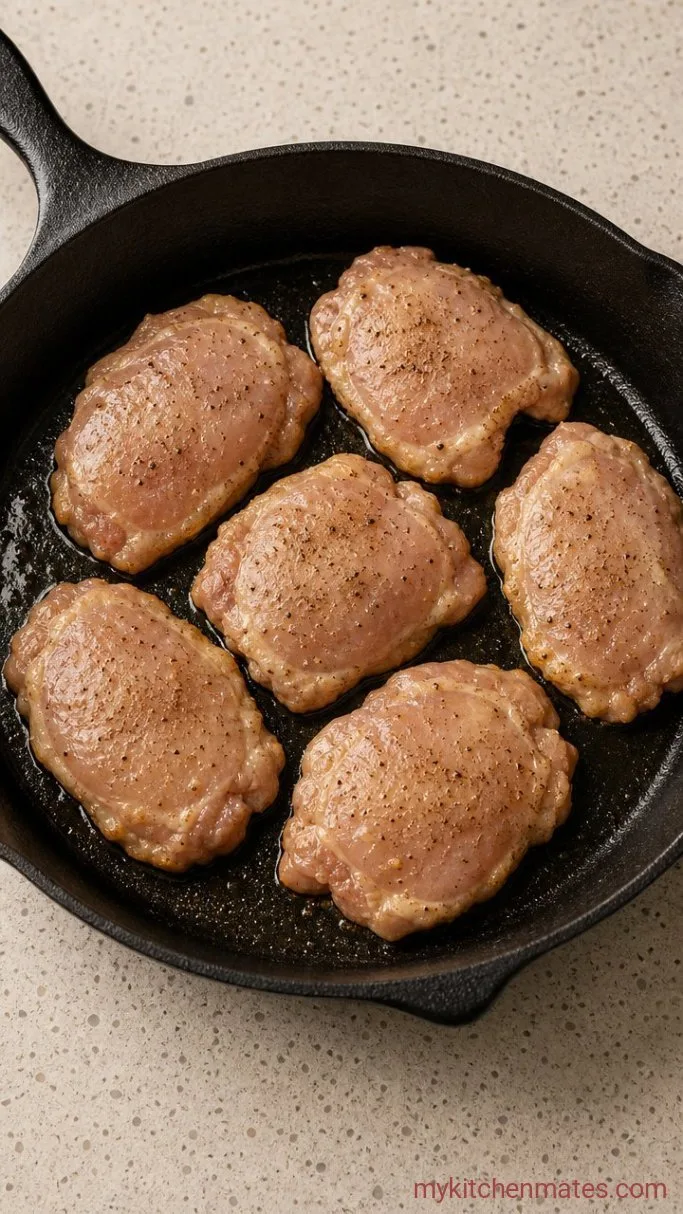 Step 2: Sear the First Side
