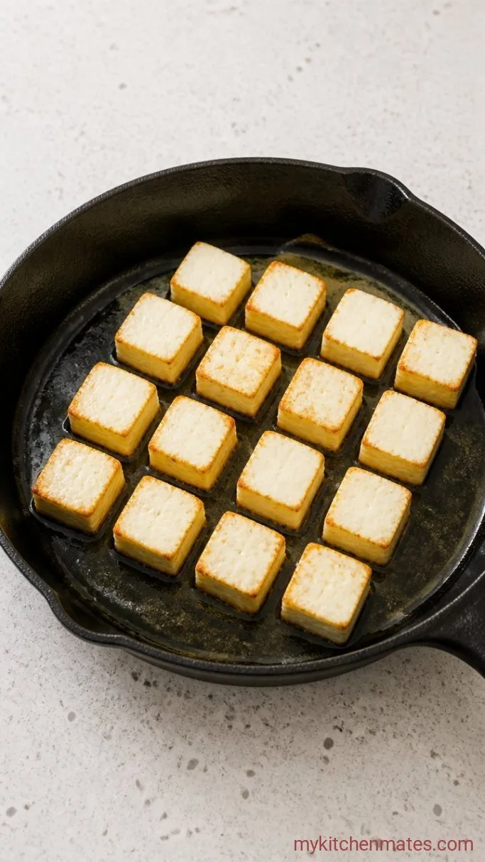 Step 2: Sear the Paneer