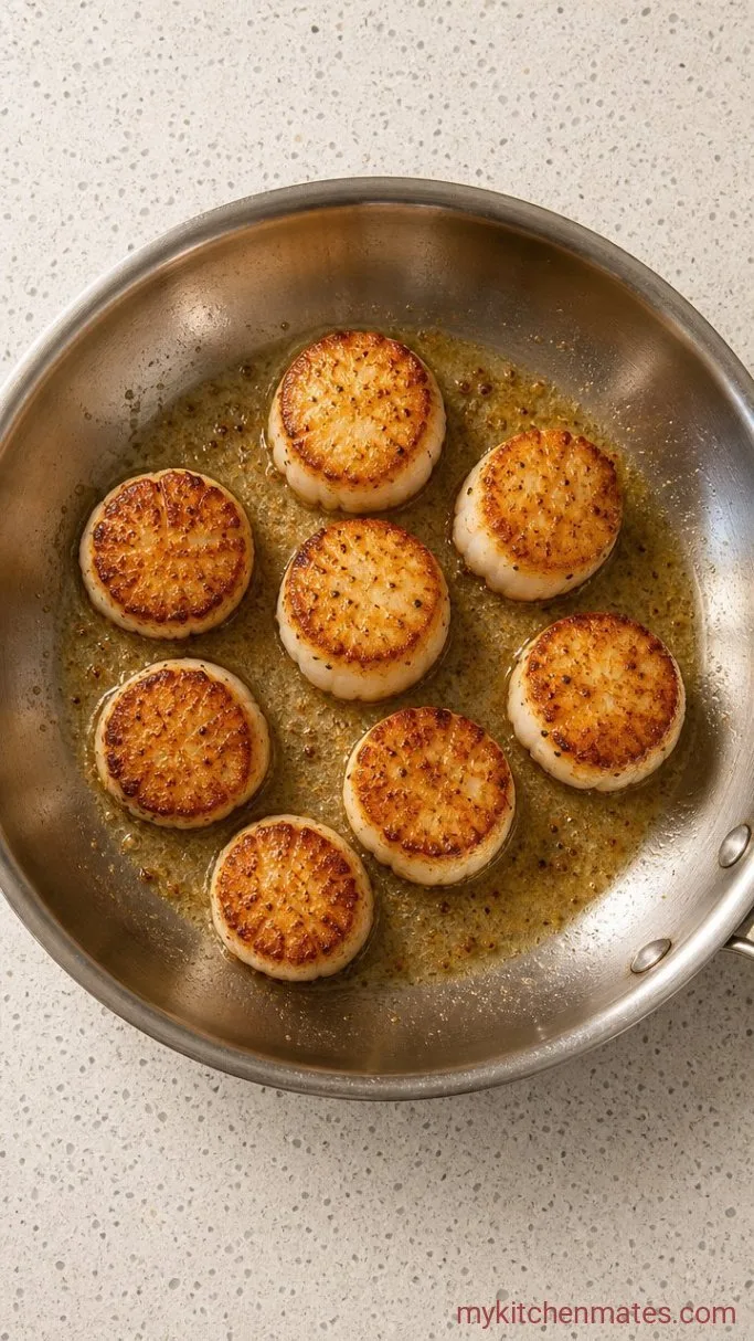 Step 2: Sear the Scallops