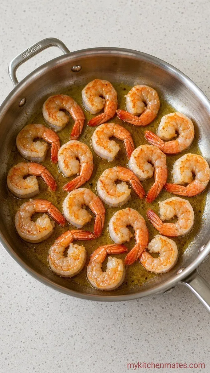 Buttered Garlic Shrimp in 15 Minutes Step 2: Sear the Shrimp
