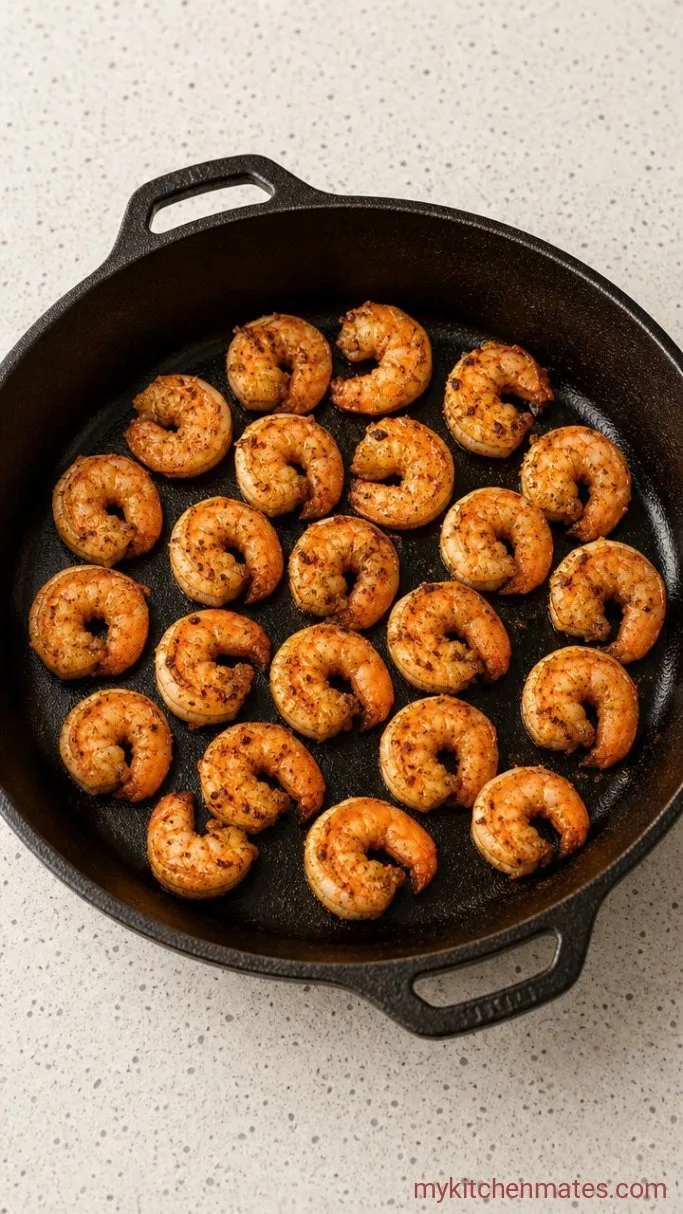 Quick 20-Minute Shrimp Burrito Bowl Step 2: Sear the Shrimp