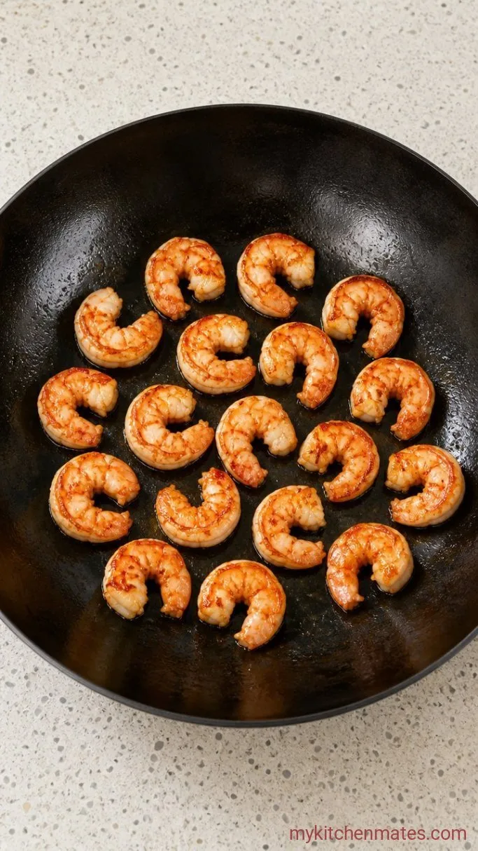 Quick 20-Minute Shrimp Lo Mein Step 2: Sear the Shrimp
