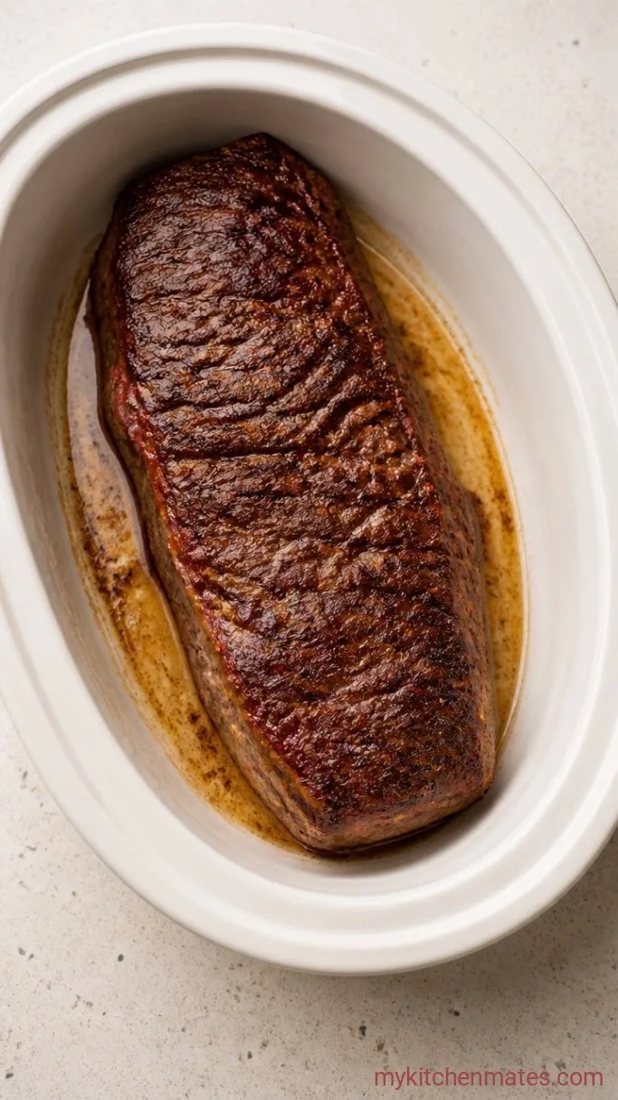 Tender Crockpot Carne Asada Step 2: Sear the Steak