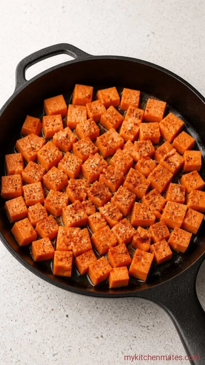 Step 2: Sear the Sweet Potatoes