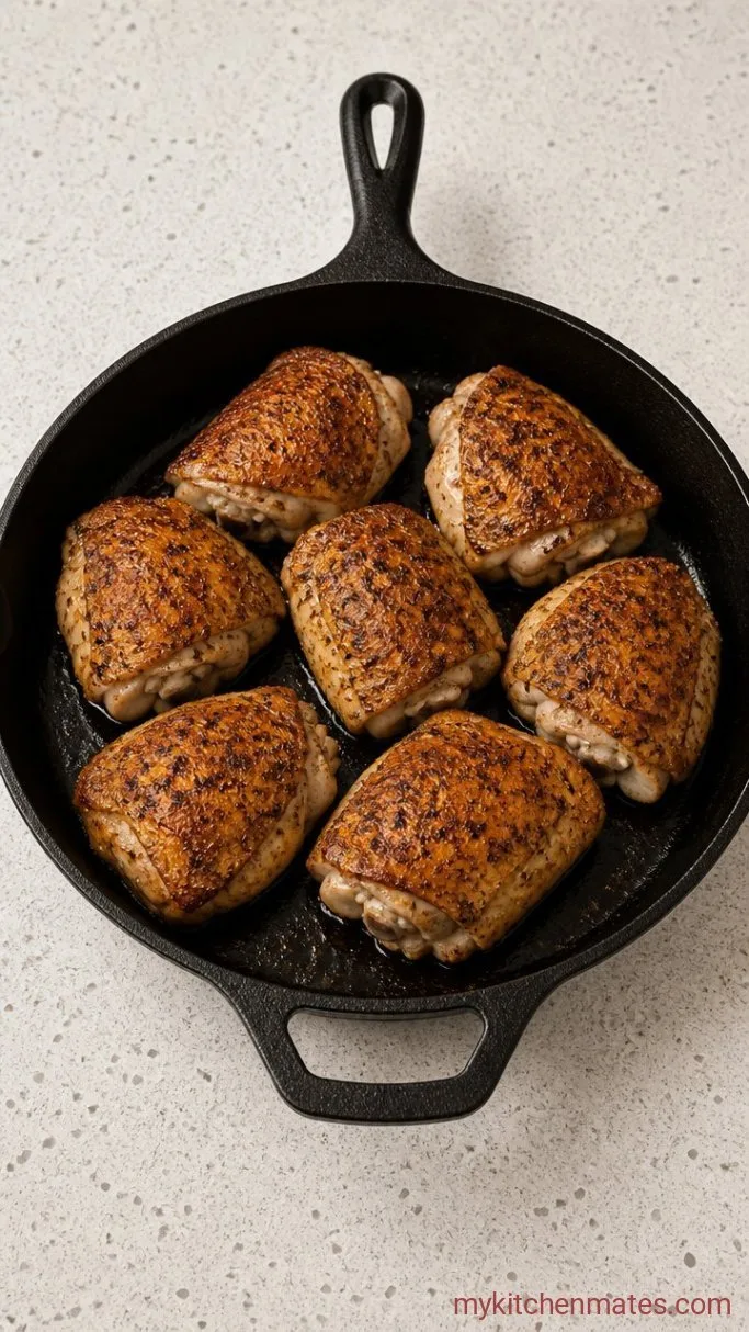 Step 2: Sear the Thighs