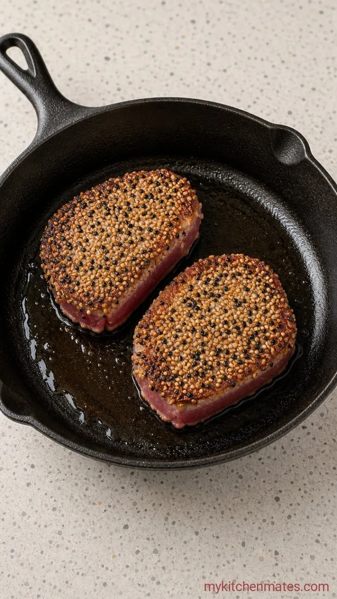 Step 2: Sear the Tuna
