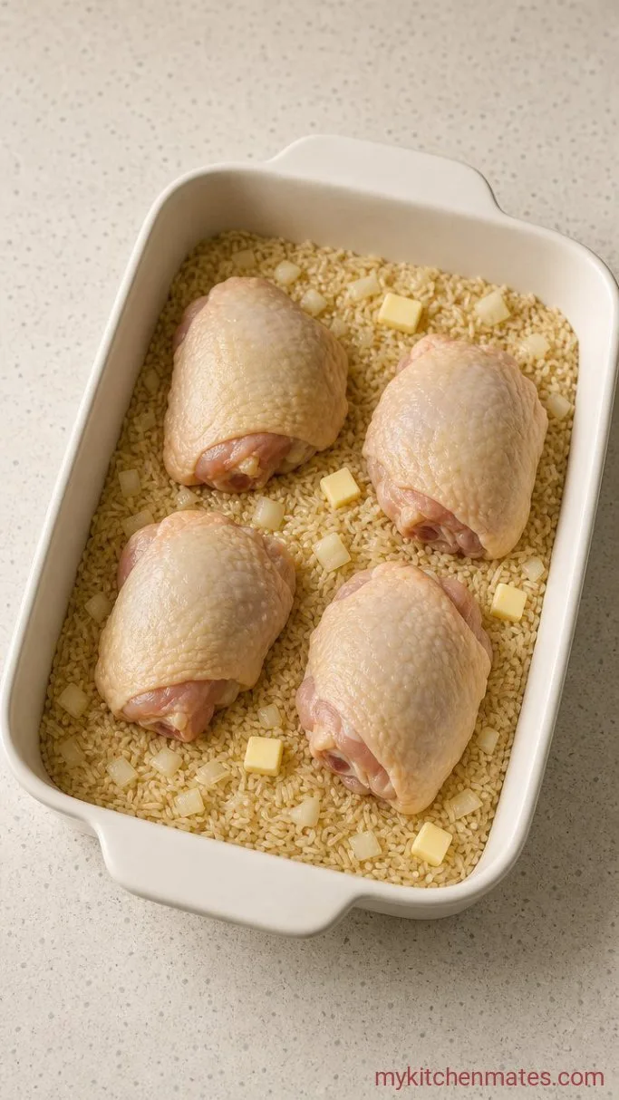 Step 2: Season and Arrange the Chicken