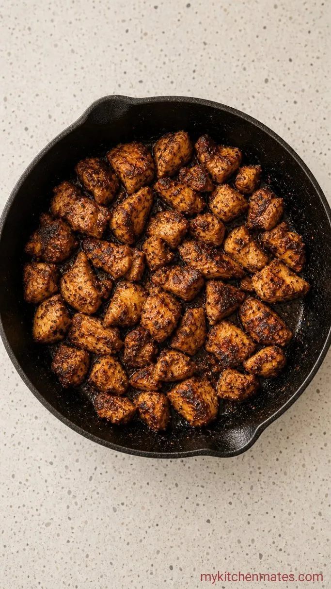 30-Minute Chicken Street Tacos with Charred Salsa Step 2: Season and Sear the Chicken