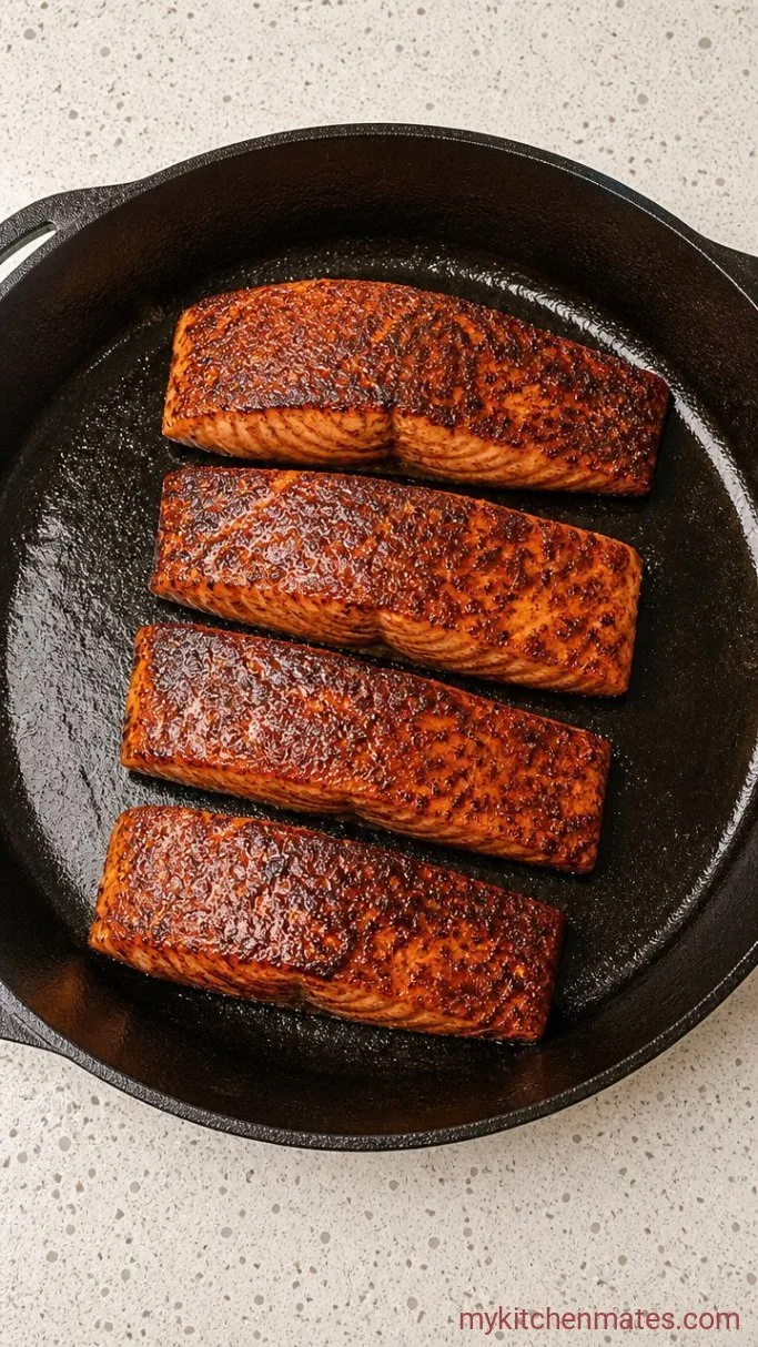 Step 2: Season and Sear the Salmon