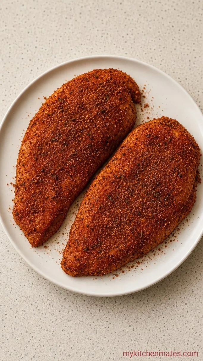 15-Minute Juicy Cajun Chicken Breast Step 2: Season Generously with the Cajun Blend