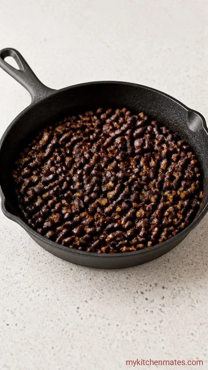 30-Minute Black Bean Burrito Step 2: Season the Beans