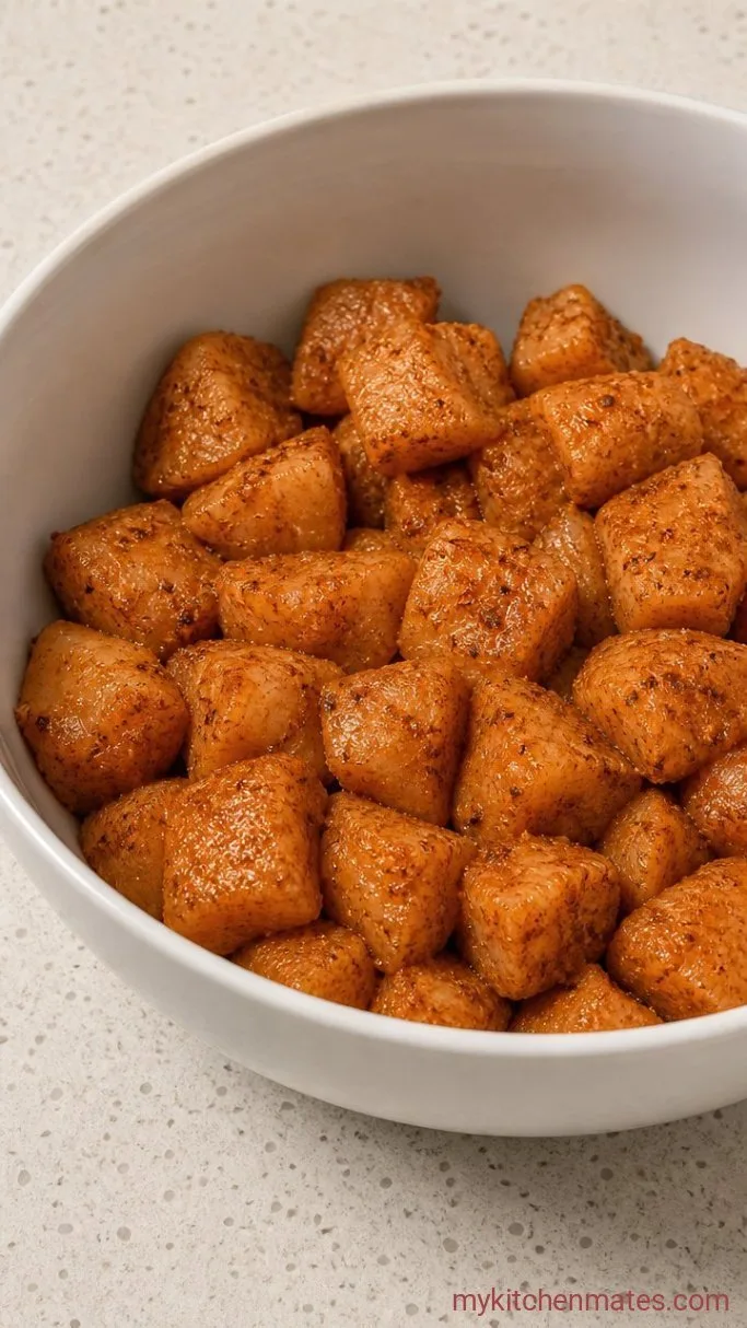 Crispy Air Fryer Chicken Bites (Ready in 15 Minutes) Step 2: Season the Bites