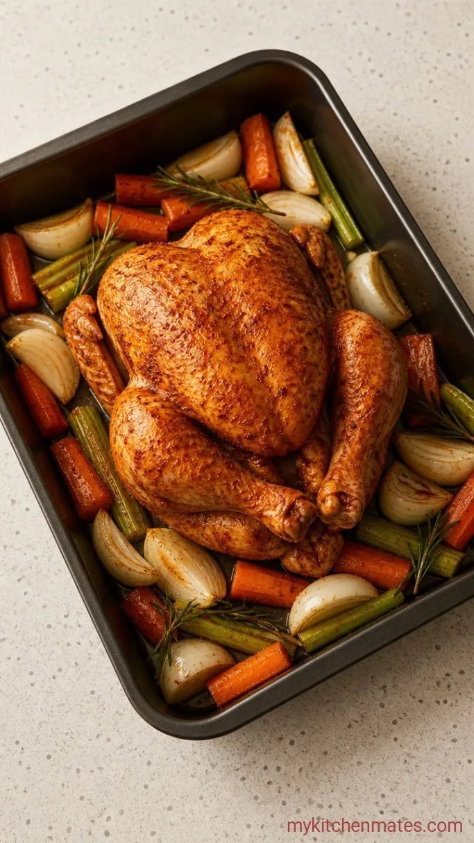 Step 2: Season the Chicken and Vegetables