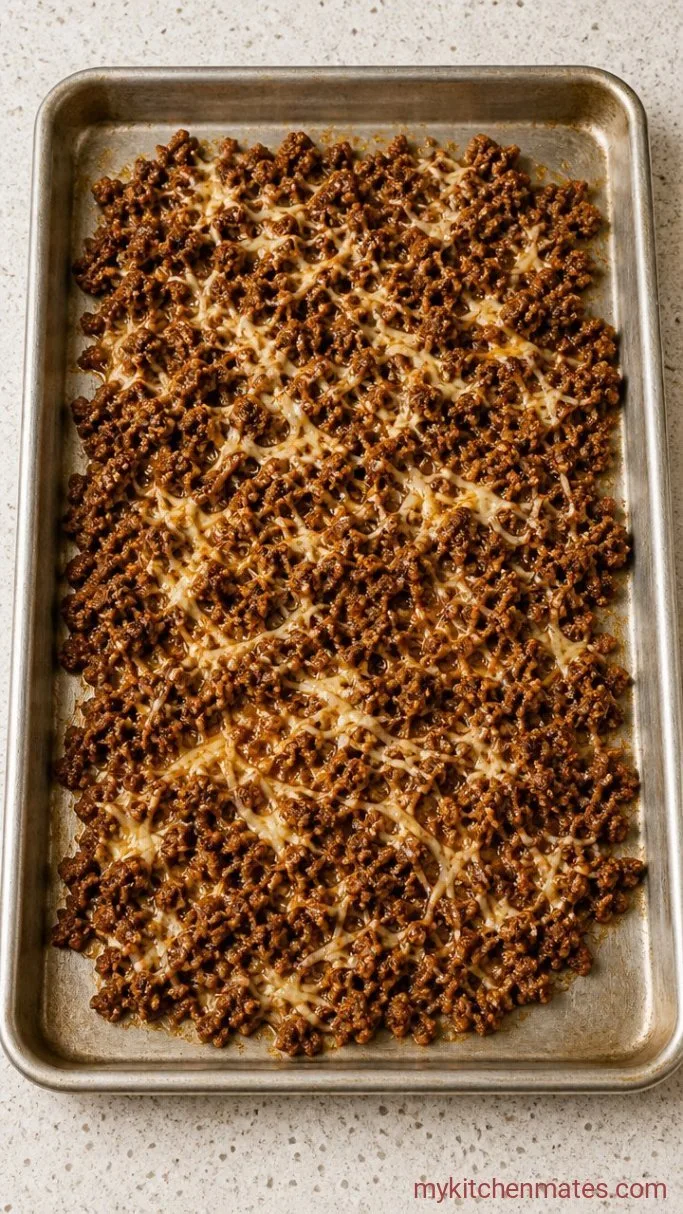 Crispy Baked Ground Beef Taquitos Step 2: Season the Filling