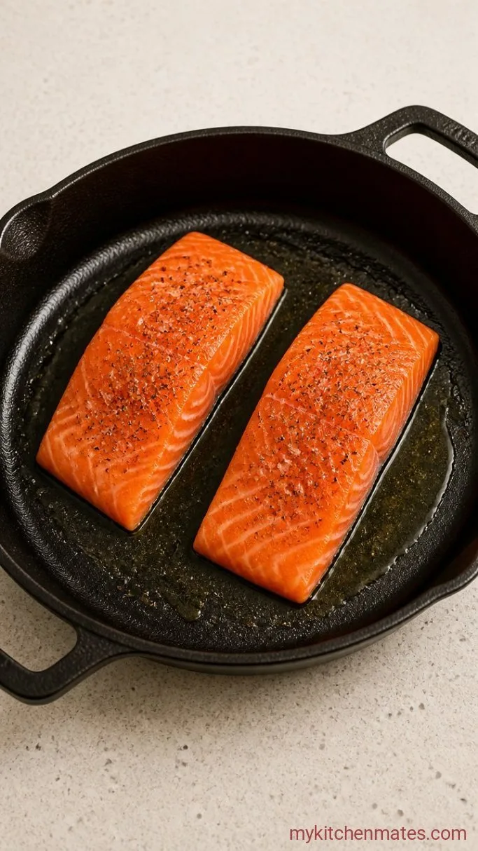Pan-Seared Salmon with Mango Salsa (Ready in 25 Minutes) Step 2: Season the Salmon