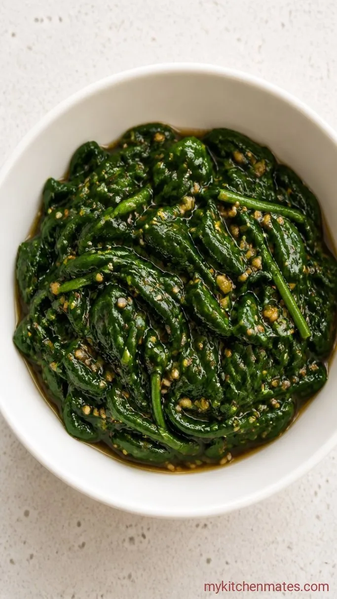 Step 2: Season the Spinach