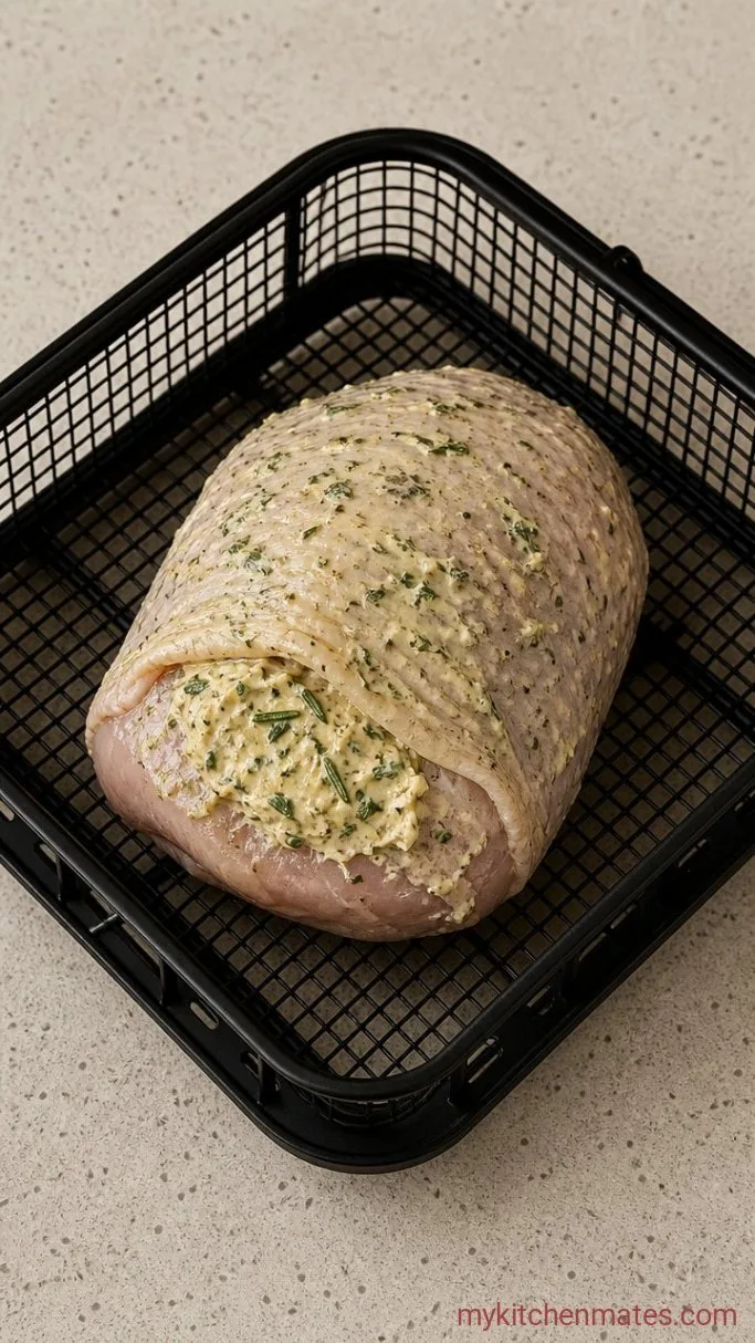 60-Minute Juicy Air Fryer Turkey Breast Step 2: Season the Turkey Breast