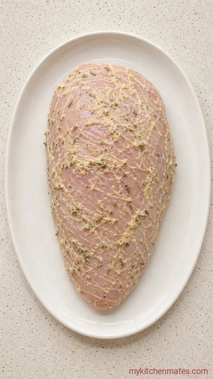 Juicy Instant Pot Turkey Breast (Ready in About 40 Minutes) Step 2: Season the Turkey Breast