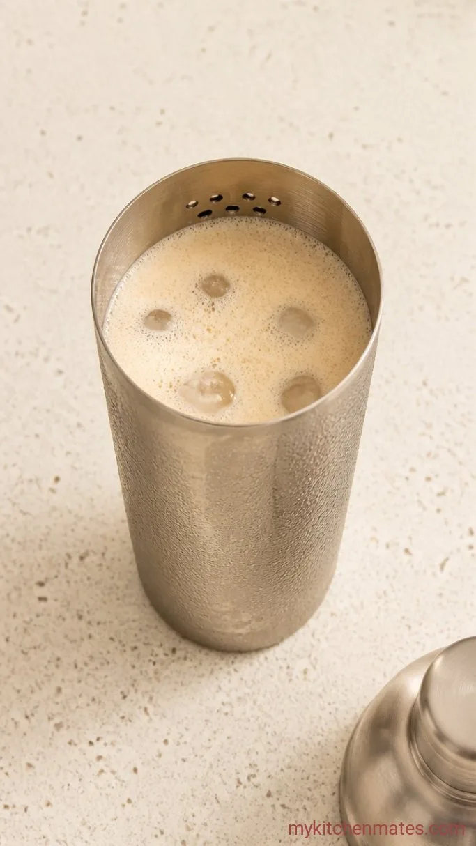 Creamy Sugar Cookie Martini Step 2: Shake the Drink