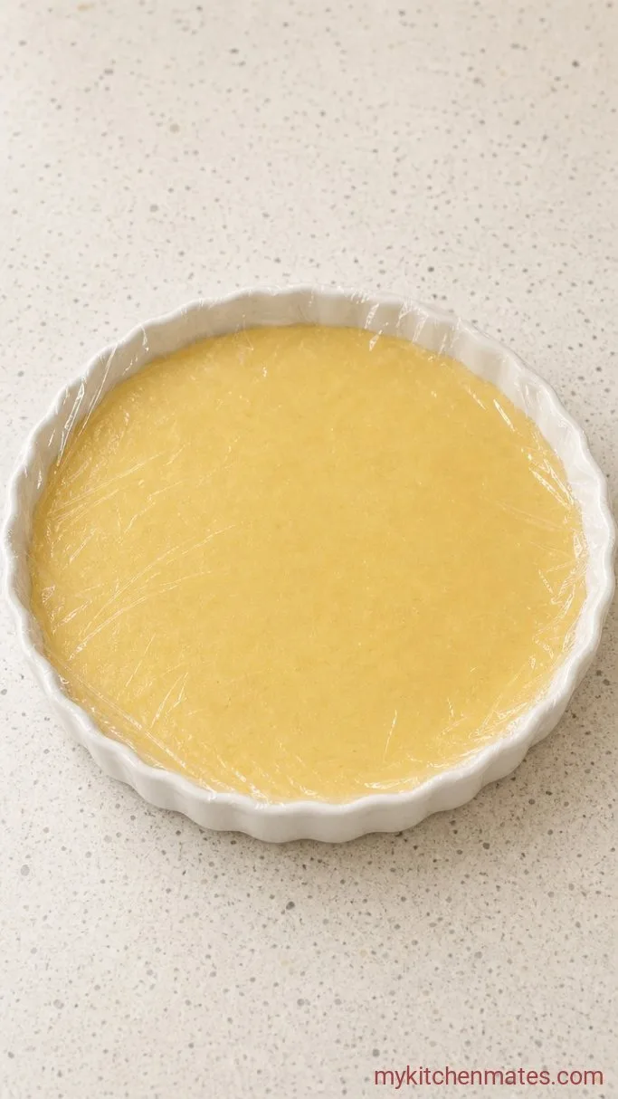 3-Ingredient Vegan Shortbread Cookies Step 2: Shape and Chill the Shortbread