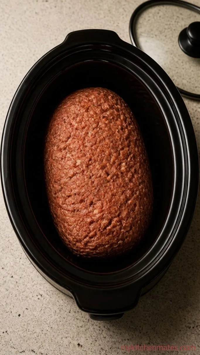 Step 2: Shape and Place in the Crockpot