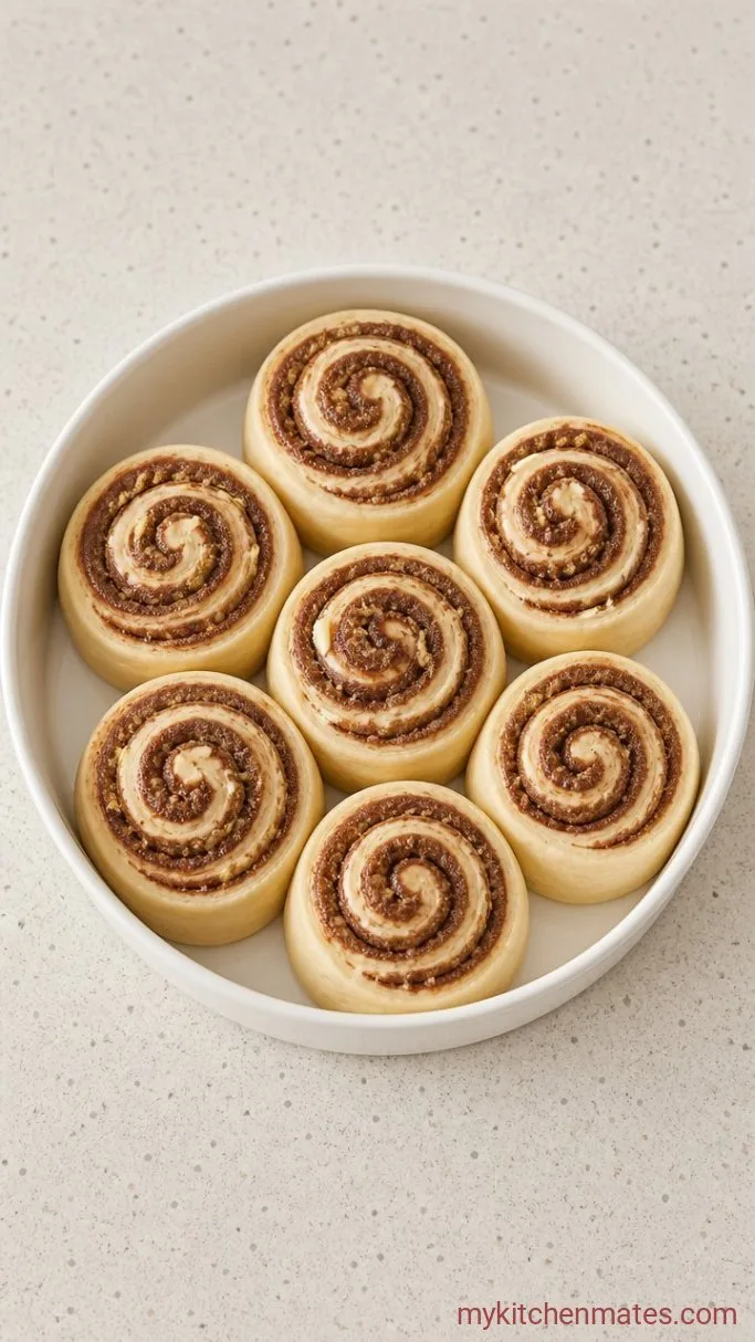 High Protein Cinnamon Rolls (20g Protein Each) Step 2: Shape and Swirl the Rolls