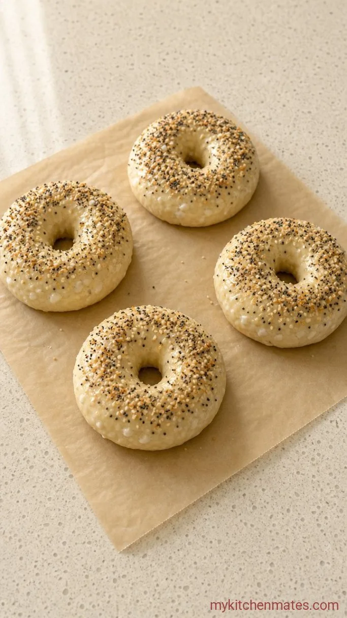 2-Ingredient Air Fryer Cottage Cheese Bagels Step 2: Shape the Bagels