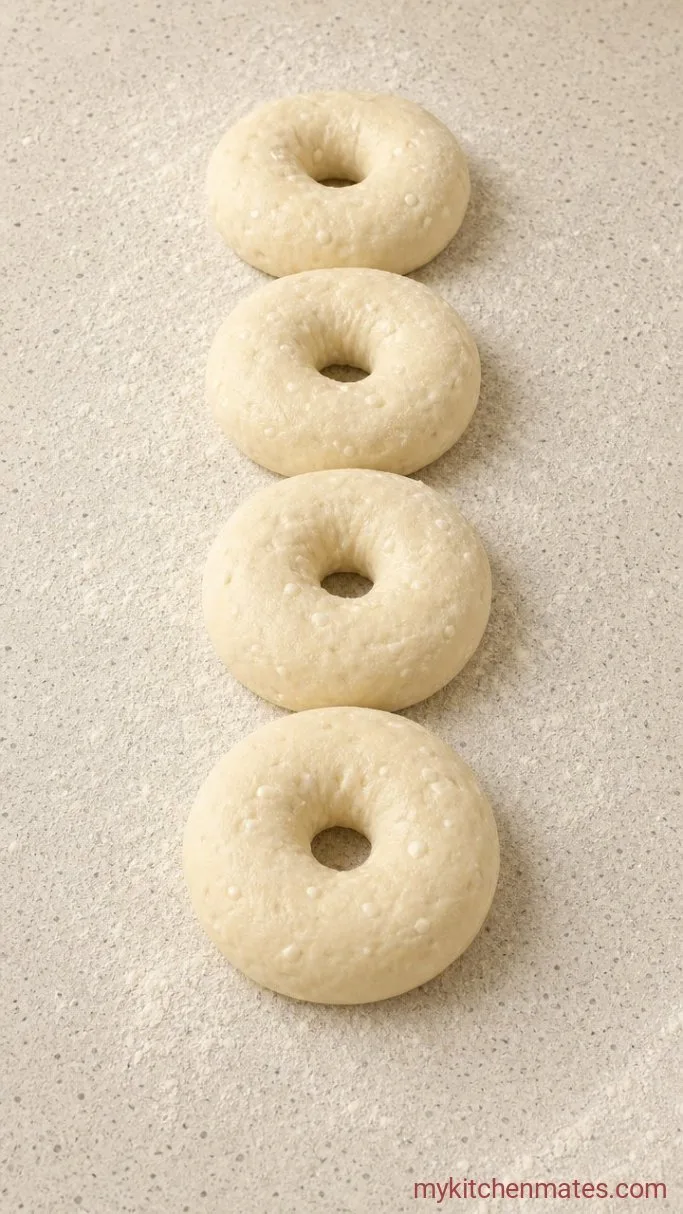 Step 2: Shape the Bagels