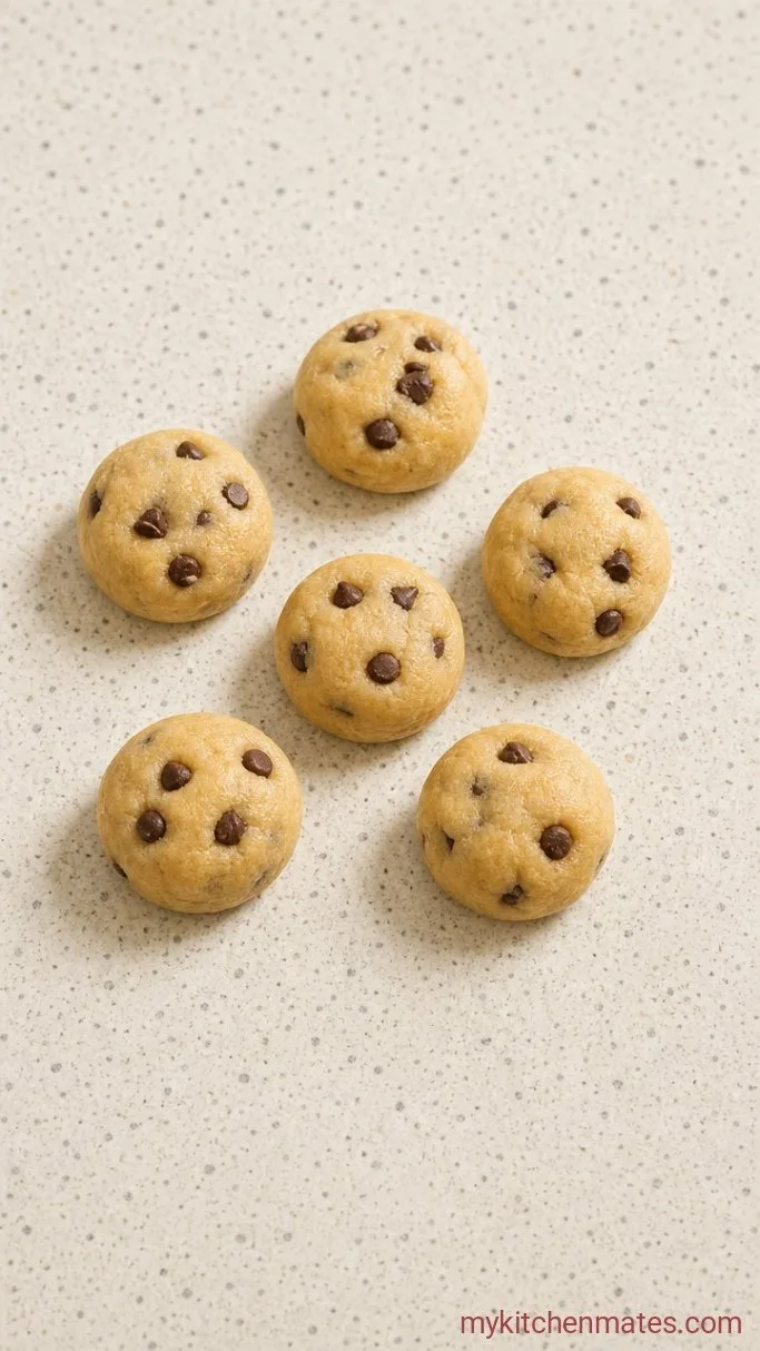 Quick Small-Batch Air Fryer Cookies Step 2: Shape the Cookies