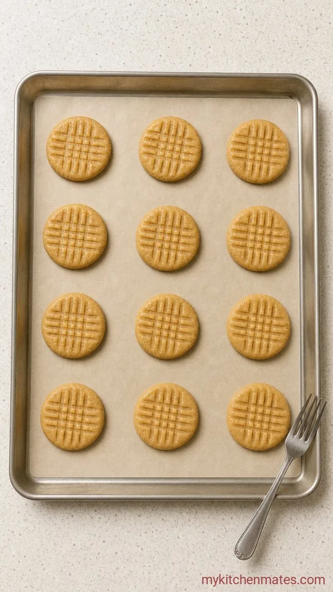 3-Ingredient Kraft Peanut Butter Cookies Step 2: Shape the Dough Balls