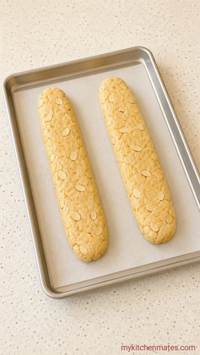 Gluten Free Biscotti That Actually Snap Step 2: Shape the Logs
