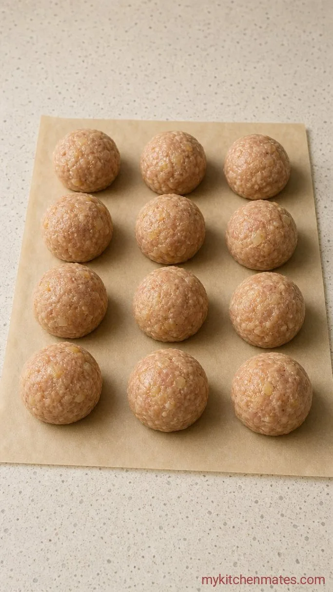 Step 2: Shape the Meatballs