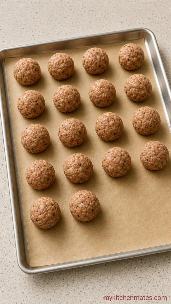 Step 2: Shape the Meatballs